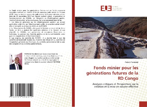 Fonds minier pour les générations futures de la RD Congo - Patrick Balabala