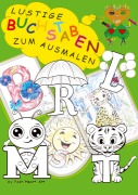 Cover-Bild zum Titel 'Lustige Buchstaben zum Ausmalen - Alphabet lernen mit Spaß' von 'YoshiHeart. ART'