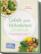 Cover-Bild zum Titel 'Salate zum Mitnehmen Kochbuch: Gesunde, abwechslungsreiche und leckere to go Salat Rezepte für Büro & unterwegs - inkl. Dressings, Toppings uvm.' von 'Benthe Deichmann'