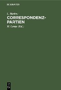 Cover-Bild zum Titel 'Correspondenz-Partien' von 'L. Bledow'