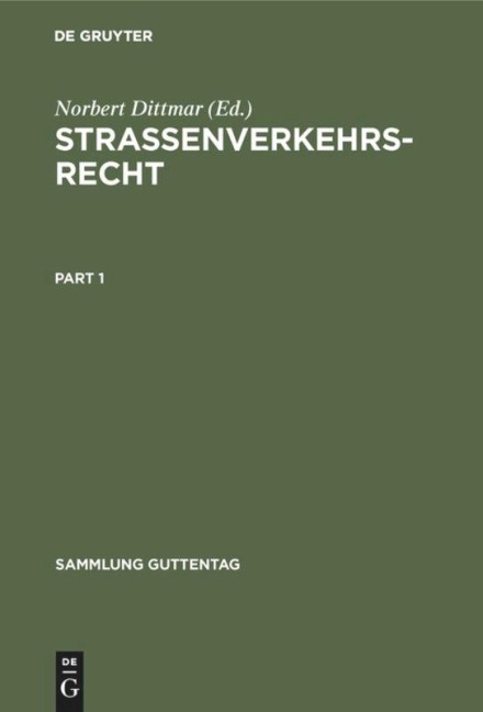 Straßenverkehrsrecht - 