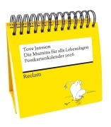 Die Mumins für alle Lebenslagen (Postkartenkalender 2026). Mit Zitaten und Illustrationen von Tove Jansson - Tove Jansson