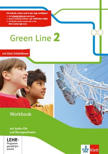 Green Line 2. Workbook mit Audios und Übungssoftware Klasse 6 - 