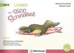 Cover-Bild zum Titel 'Lesen mit Rico Schnabel, Heft 8: Texte' von 'Stefanie Drecktrah, Mareike Hahn'