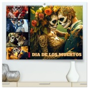 Cover-Bild zum Titel 'Dia de los Muertos - Feier des Lebens und des Todes (hochwertiger Premium Wandkalender 2026 DIN A2 quer), Kunstdruck in Hochglanz' von 'Dirk Meutzner'