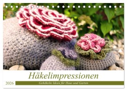 Häkelimpressionen - Gehäkelte Ideen für Haus und Garten (Tischkalender 2026 DIN A5 quer), CALVENDO Monatskalender - Inge Przewlocki