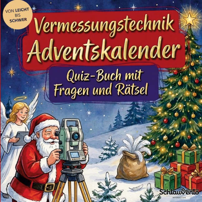 Vermessungstechnik-Adventskalender: Quiz-Buch mit Fragen und Rätsel - Schlauvento Interactive