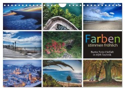Cover-Bild zum Titel 'Farben stimmen fröhlich - Bunte Foto-Vielfalt in HDR-Technik (Wandkalender 2026 DIN A4 quer), CALVENDO Monatskalender' von 'Walter J. Richtsteig'