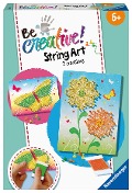 BeCreative String Art Schmetterlinge - Kreative Fadenbilder mit Schmetterling und Blüten, für Kinder ab 6 Jahren - 