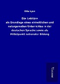 Cover-Bild zum Titel 'Die Lektüre' von 'Otto Lyon'