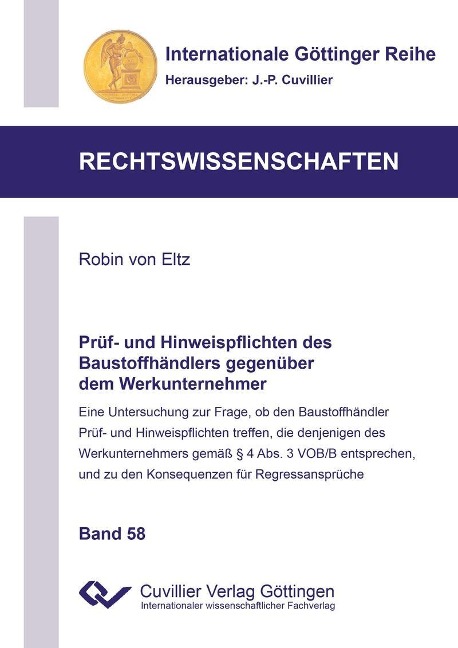 Prüf- und Hinweispflichten des Baustoffhändlers gegenüber dem Werkunternehmer - 