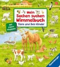 Cover-Bild zum Titel 'Mein Sachen suchen Wimmelbuch: Tiere und ihre Kinder' von 'Susanne Gernhäuser'