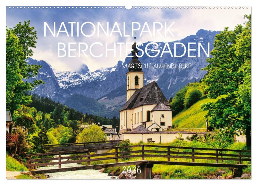 Nationalpark Berchtesgaden- Magische Augenblicke (Wandkalender 2026 DIN A2 quer), CALVENDO Monatskalender - Jakob Hillen