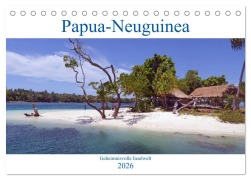 Cover-Bild zum Titel 'Papua-Neuguinea Geheimnisvolle Inselwelt (Tischkalender 2026 DIN A5 quer), CALVENDO Monatskalender' von 'Thilo Scheu'