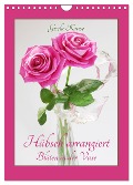 Hübsch arrangiert Blüten in der Vase (Wandkalender 2024 DIN A4 hoch), CALVENDO Monatskalender - Gisela Kruse