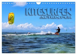 Cover-Bild zum Titel 'Kitesurfen - Action pur (Wandkalender 2026 DIN A4 quer), CALVENDO Monatskalender' von 'Renate Bleicher'
