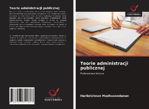 Teorie administracji publicznej - Harikrishnan Madhusoodanan