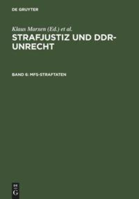 MfS-Straftaten - 