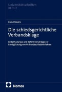 Cover-Bild zum Titel 'Die schiedsgerichtliche Verbandsklage' von 'Raoul Sievers'