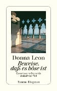 Cover-Bild zum Titel 'Beweise, daß es böse ist' von 'Donna Leon'