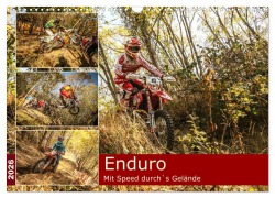 Cover-Bild zum Titel 'Enduro Mit Speed durch`s Gelände (Wandkalender 2026 DIN A3 quer), CALVENDO Monatskalender' von ''
