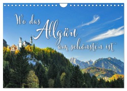 Cover-Bild zum Titel 'Wo das Allgäu am schönsten ist (Wandkalender 2026 DIN A4 quer), CALVENDO Monatskalender' von 'Reinhold Ratzer'
