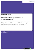 Cover-Bild zum Titel 'Qualitätssicherung in deutschen Krankenhäusern' von 'Katharina Geck'
