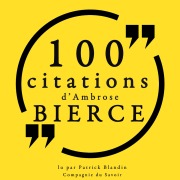 Cover-Bild zum Titel '100 citations d'Ambrose Bierce' von 'Ambrose Bierce'