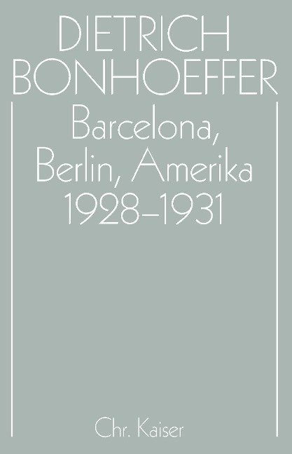 Barcelona, Berlin, Amerika 1928-1931 - 