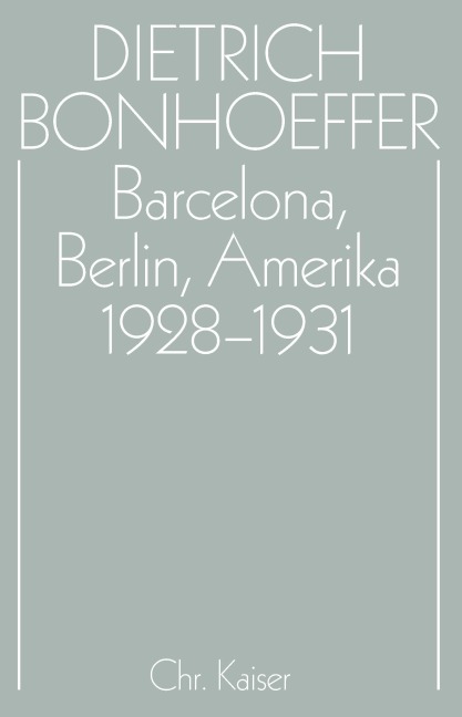 Barcelona, Berlin, Amerika 1928-1931 - 