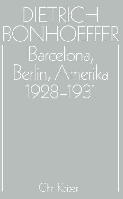 Barcelona, Berlin, Amerika 1928-1931 - 