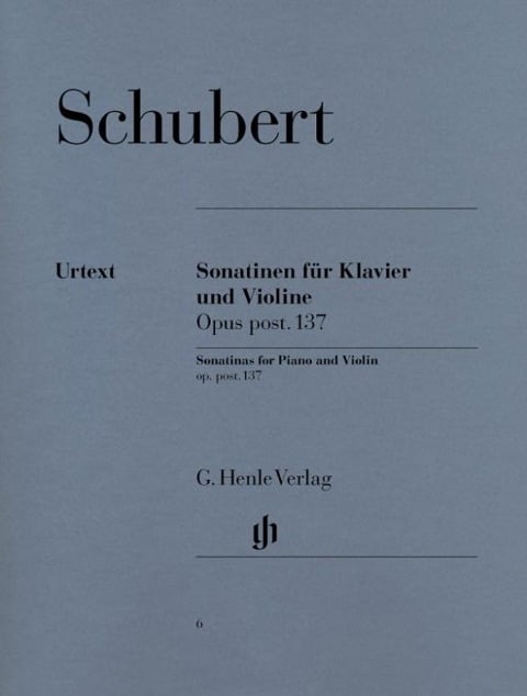 Sonatinen für Klavier und Violine op. post. 137 - Franz Schubert
