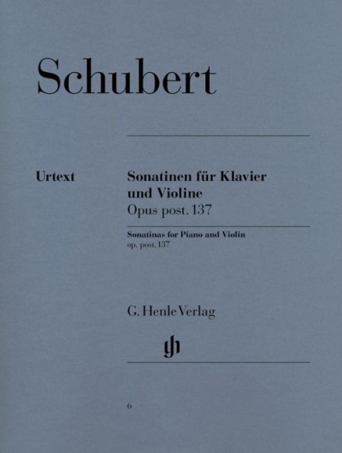 Sonatinen für Klavier und Violine op. post. 137 - Franz Schubert