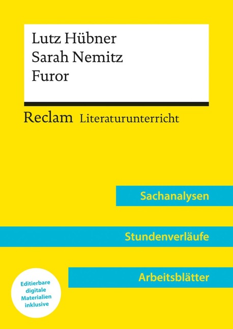 Lutz Hübner / Sarah Nemitz: Furor (Lehrerband) - Mit Downloadpaket (Unterrichtsmaterialien) - Lutz Hübner, Anke Christensen, Sarah Nemitz