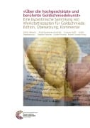Cover-Bild zum Titel 'Über die hochgeschätzte und berühmte Goldschmiedekunst' von ''
