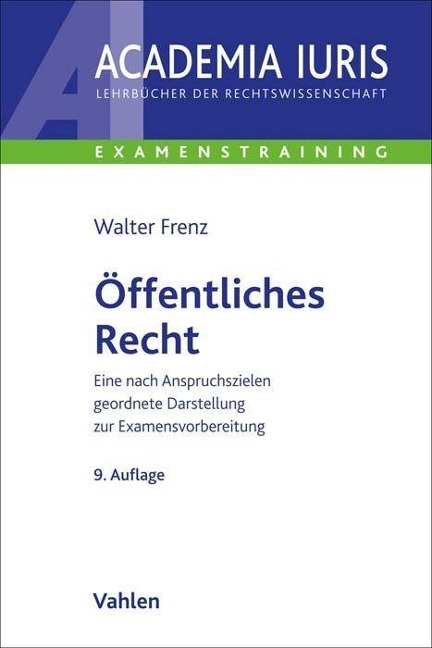 Öffentliches Recht - Walter Frenz