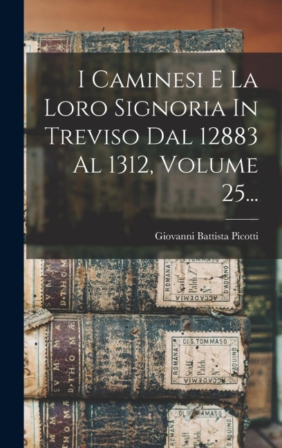 I Caminesi E La Loro Signoria In Treviso Dal 12883 Al 1312, Volume 25... - Giovanni Battista Picotti