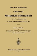 Cover-Bild zum Titel 'Entwurf von Gebührensätzen für Untersuchungen von Nahrungsmitteln und Genussmitteln sowie Gebrauchsgegenständen im Sinne des Nahrungsmittelgesetzes vom 14. Mai 1879' von ''