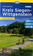 Cover-Bild zum Titel 'Radwanderkarte BVA Kreis Siegen-Wittgenstein mit Knotenpunkten 1:50.000, reiß- und wetterfest, GPS-Tracks Download, E-Bike-geeignet' von ''