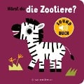 Cover-Bild zum Titel 'Hörst du die Zootiere? (Soundbuch)' von ''