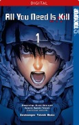 Cover-Bild zum Titel 'All You Need Is Kill 01' von 'Takeshi Obata, Hiroshi Sakurazaka'