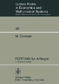 FORTRAN für Anfänger - Martin Constam