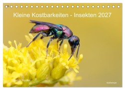 Cover-Bild zum Titel 'Kleine Kostbarkeiten Insekten (Tischkalender 2027 DIN A5 quer), CALVENDO Monatskalender' von 'Sonja Haase'
