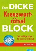 Cover-Bild zum Titel 'Der dicke Kreuzworträtsel-Block Band 26' von ''