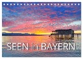 Seen in Bayern (Tischkalender 2025 DIN A5 quer), CALVENDO Monatskalender - Reinhold Ratzer