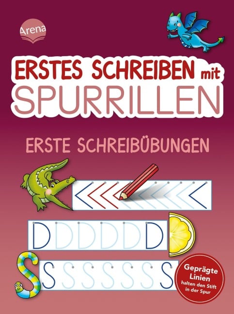 Erstes Schreiben mit Spurrillen. Erste Schreibübungen - Helen Seeberg