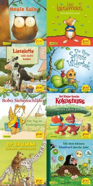 Pixi-Box 297: Pixis liebste Kinderbuch-Helden (8x8 Exemplare) - 