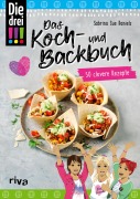 Cover-Bild zum Titel 'Die drei !!! - Das Koch- und Backbuch' von 'Sabrina Sue Daniels, Emma Hegemann'