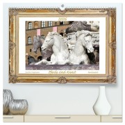 Cover-Bild zum Titel 'Pferde sind Kunst - horizontal (hochwertiger Premium Wandkalender 2026 DIN A2 quer), Kunstdruck in Hochglanz' von 'Karolin Heepmann'