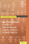 Cover-Bild zum Titel 'Early Intervention for Deaf and Hard-of-Hearing Infants, Toddlers, and Their Families' von ''